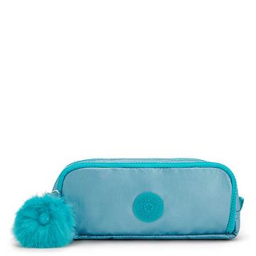 Kipling Gitroy Metallic Pencil Case Tassen Turquoise | BE 1904KO